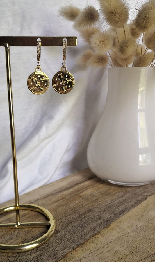 LOUIS VUITTON hoop earrings