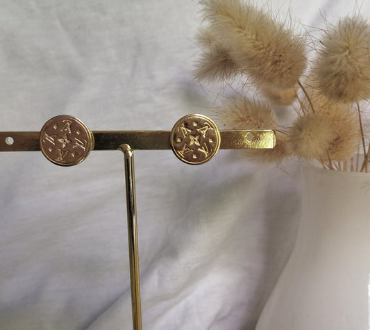 LOUIS VUITTON stud earrings