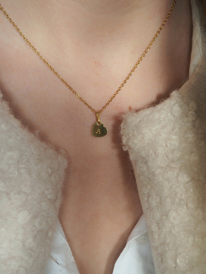 Heart PRINT Necklace