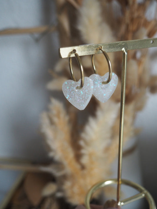 ROMEO Creoles - Mermaid White